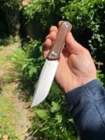 Hedron Fixed Canvas Micarta brown