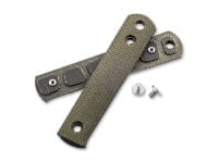 BFF Packlite Griffschalen Canvas Micarta Grün Smooth