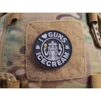 Guns and Icecream Patch, swat, 3D Rubber Patch