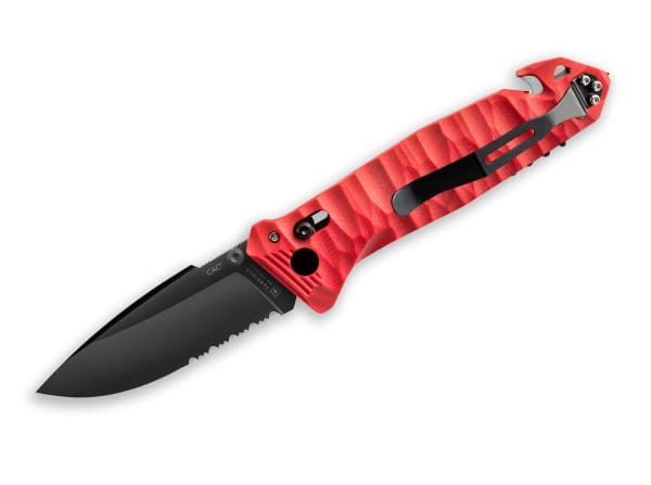C.A.C. PA6 Textured Red Serrated