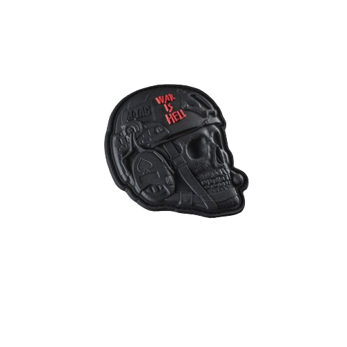 M-Tac War is Hell Operator Patch, black, 3d Rubber Patch