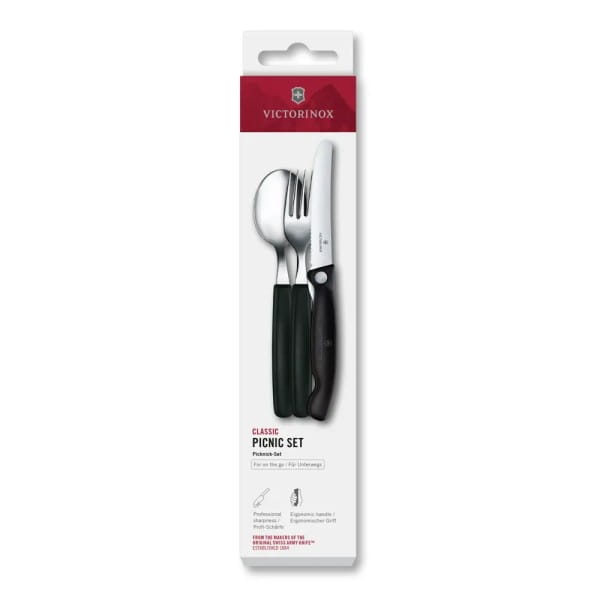 Classic Picknick Set 3tlg schwarz