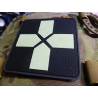 Big RedCross Medic Patch, 100mm, gid / JTG 3D Rubber Patch