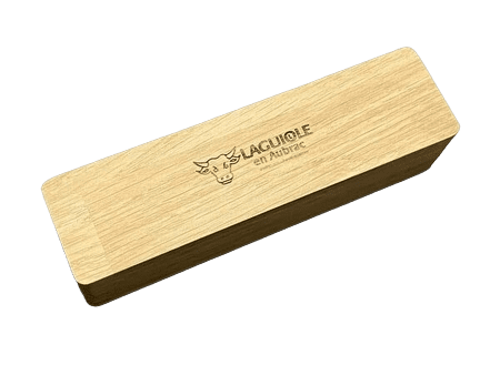 Holzkiste aus Eiche für Laguiole Taschenmesser bis 12 cm