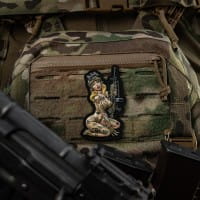 Tactical Pinup Girl Hooligan Patch, fullcolor, 3d Rubber Patch, M-Tac