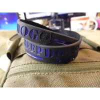 SHEEPDOG Thin Blue Line Silikon Armband / JTG silicon bracelet