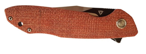 Bruiser G10 Red Unpolished, Black Finish