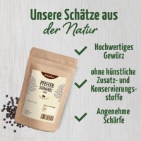Pfeffer schwarz ganz 250g