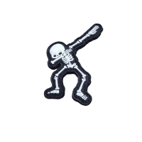 Dabbing Skeleton Patch, gid, JTG 3D Rubber Patch