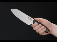 Saga Santoku G10 Stonewash