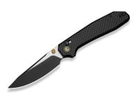 Elite Tessera S35VN Patterned Black Aluminum
