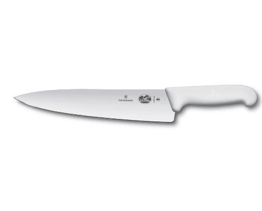 Fibrox Kochmesser 25cm gerade weiss