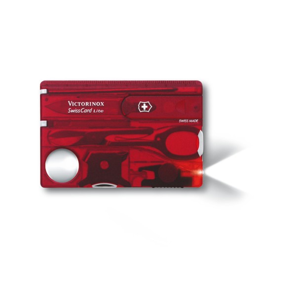 Swiss Card Lite rot transparent