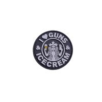 Guns and Icecream Patch, swat, 3D Rubber Patch