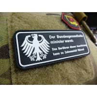 Finger weg von meiner Gear Patch, limited edition / JTG 3D Rubber Patch