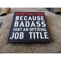 CONTRACTOR Patch fullcolor JTG 3D Rubber Patch