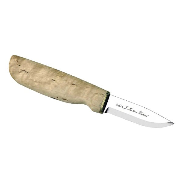 Handmesser, BirkenholzGriff, NaturlederScheide