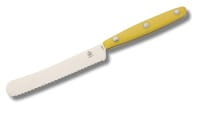 Buckelsmesser /Brötchenmesser gelb