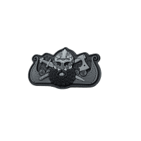 Viking’s Drakkar Patch, black grey 3d Rubber Patch M-Tac