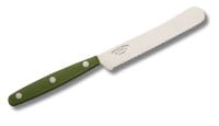 Buckelsmesser / Brötchenmesser olive grün