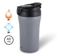 Isoliertrinkbecher DOPPIO 400 ml grigio