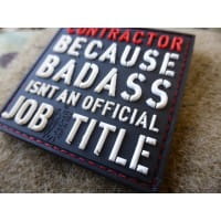 CONTRACTOR Patch fullcolor JTG 3D Rubber Patch