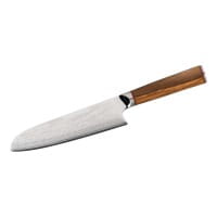 Kochmesser Santoku Damast Olive