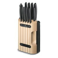 Swiss Classic Messerblock Buchenholz 12tlg schwarz