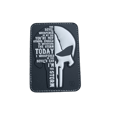 I´am the Storm PUNISHER Patch, swat, 3D Rubber Patch