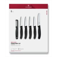 Swiss Classic Gemüsemesser Set 6tlg schwarz G