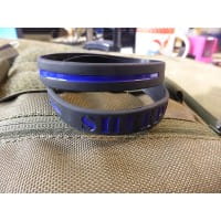 SHEEPDOG Thin Blue Line Silikon Armband / JTG silicon bracelet