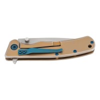 Selektion Einhandmesser, Edelstahl, gelb