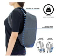 XD Design Bobby Original Anti-Diebstahl Laptop Rucksack mit USB