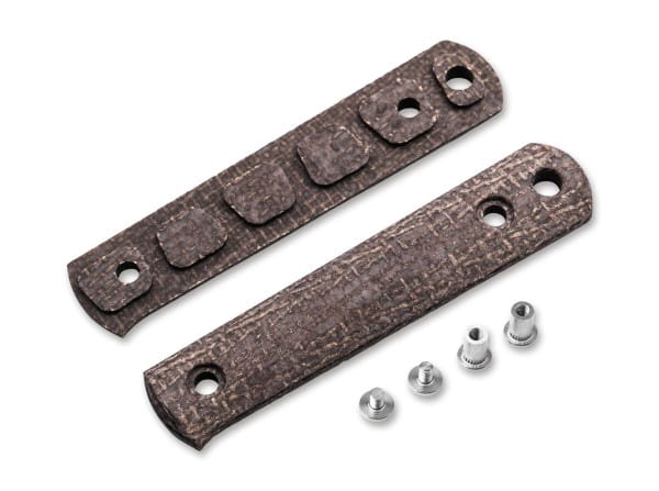 BFF Packlite Griffschalen Jute Micarta Bison Smooth