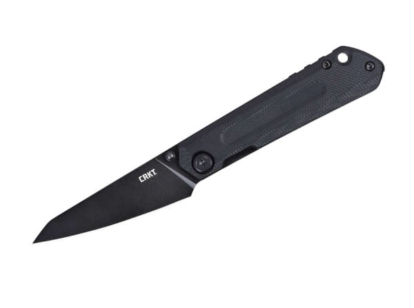 Straight Frame Lock G10 All Black