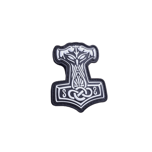 Thors Hammer Mjölnir Patch, swat / 3D Rubber Patch