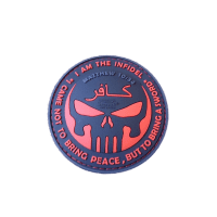 THE INFIDEL PUNISHER Patch, blackmedic / JTG 3D Rubber Patch