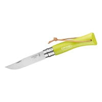 Taschenmesser No 07 COLORAMA, hell-grün, rostfrei, Kordel