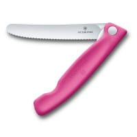 Swiss Classic faltbares Gemüsemesser 11 cm pink