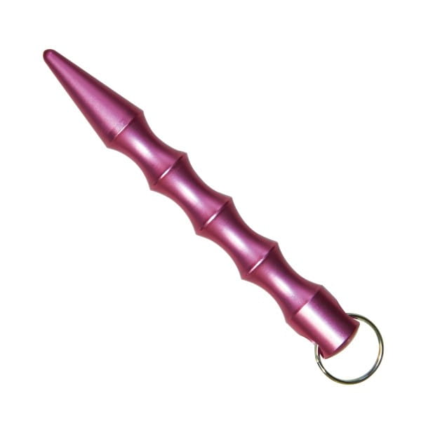 Kubotan Key Chain Aluminium pink
