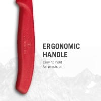 Swiss Classic Profi Gemüsemesser Set, 6-teilig Rot in Geschenkschachtel