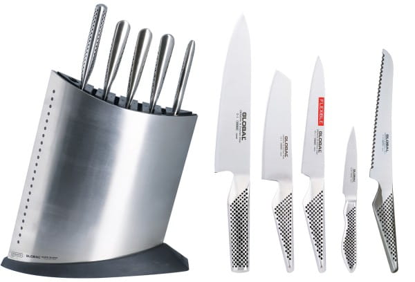 GKB-52/ST Messerblockset Edelstahl 6-teilig