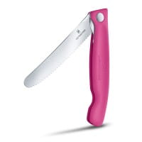 Swiss Classic faltbares Gemüsemesser 11 cm pink