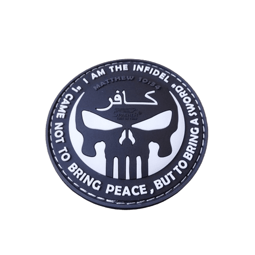 THE INFIDEL PUNISHER Patch, swat / 3D Rubber Patch