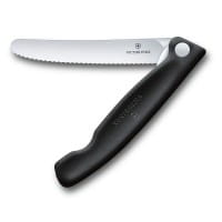 Swiss Classic faltbares Gemüsemesser 11 cm schwarz