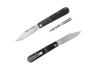 Real Barlow RB-1 Clippoint 12C27 Black PC ABS Fork