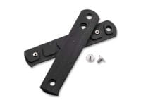 BFF Packlite Griffschalen Canvas Micarta Schwarz Smooth