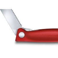 Swiss Classic faltbares Gemüsemesser 11 cm rot