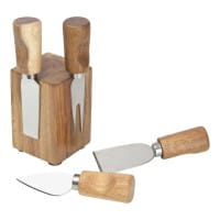 Käsemesser-Set ACACIA mit Block