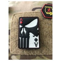 Punisher Ace Of Spades Patch, fullcolor / 3D Rubber Patch